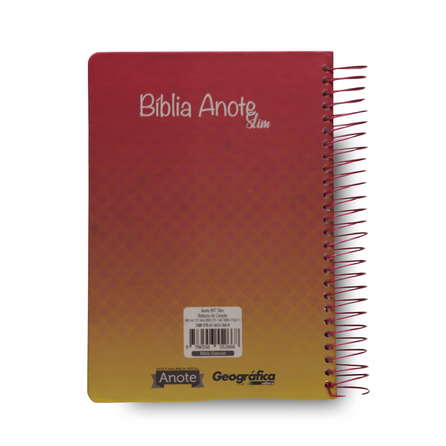 BÍBLIA ANOTE RABISCOS DO CORAÇÃO