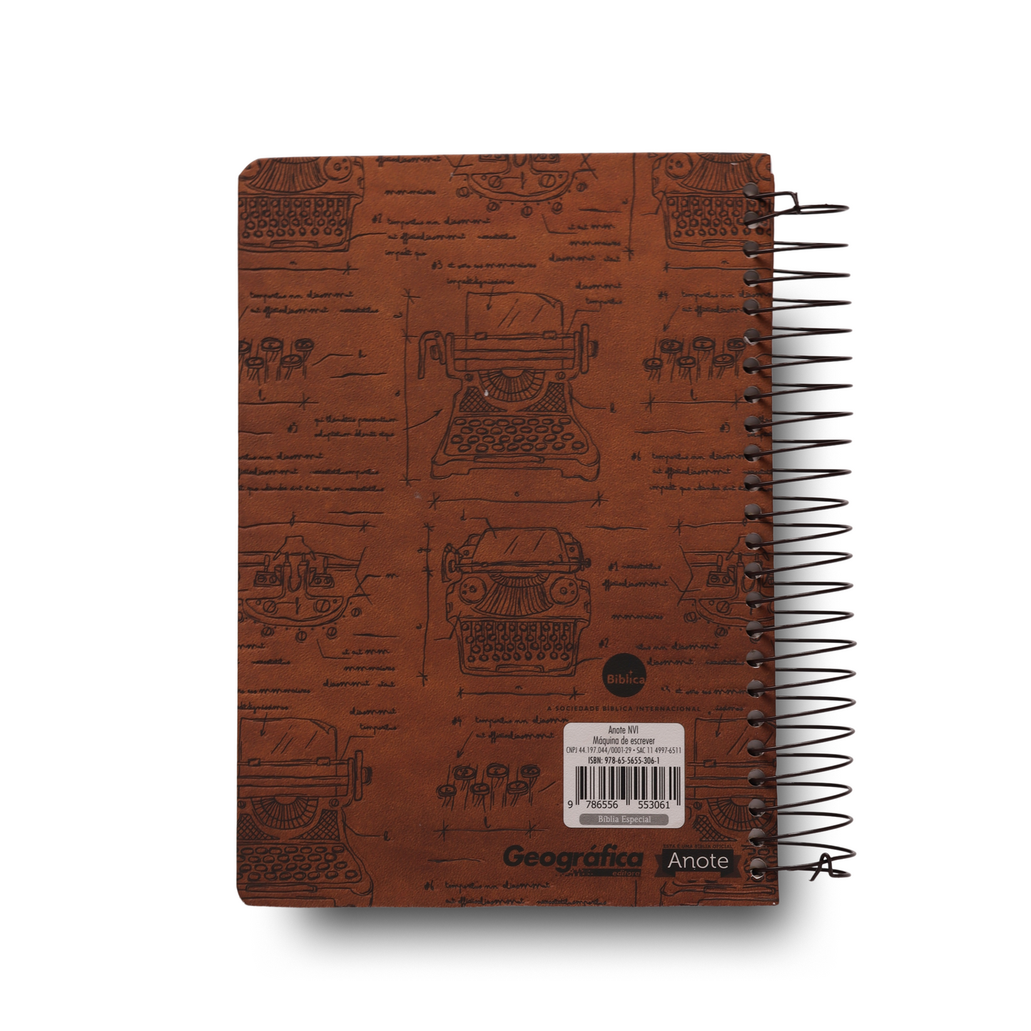 BÍBLIA ANOTE NVI MÁQUINA DE ESCREVER