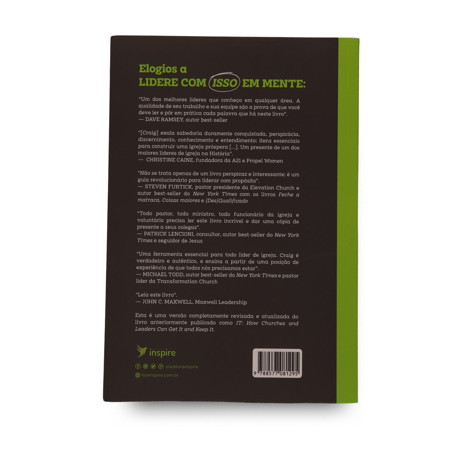 LIDERE COM ISSO EM MENTE | CRAIG GROESCHEL