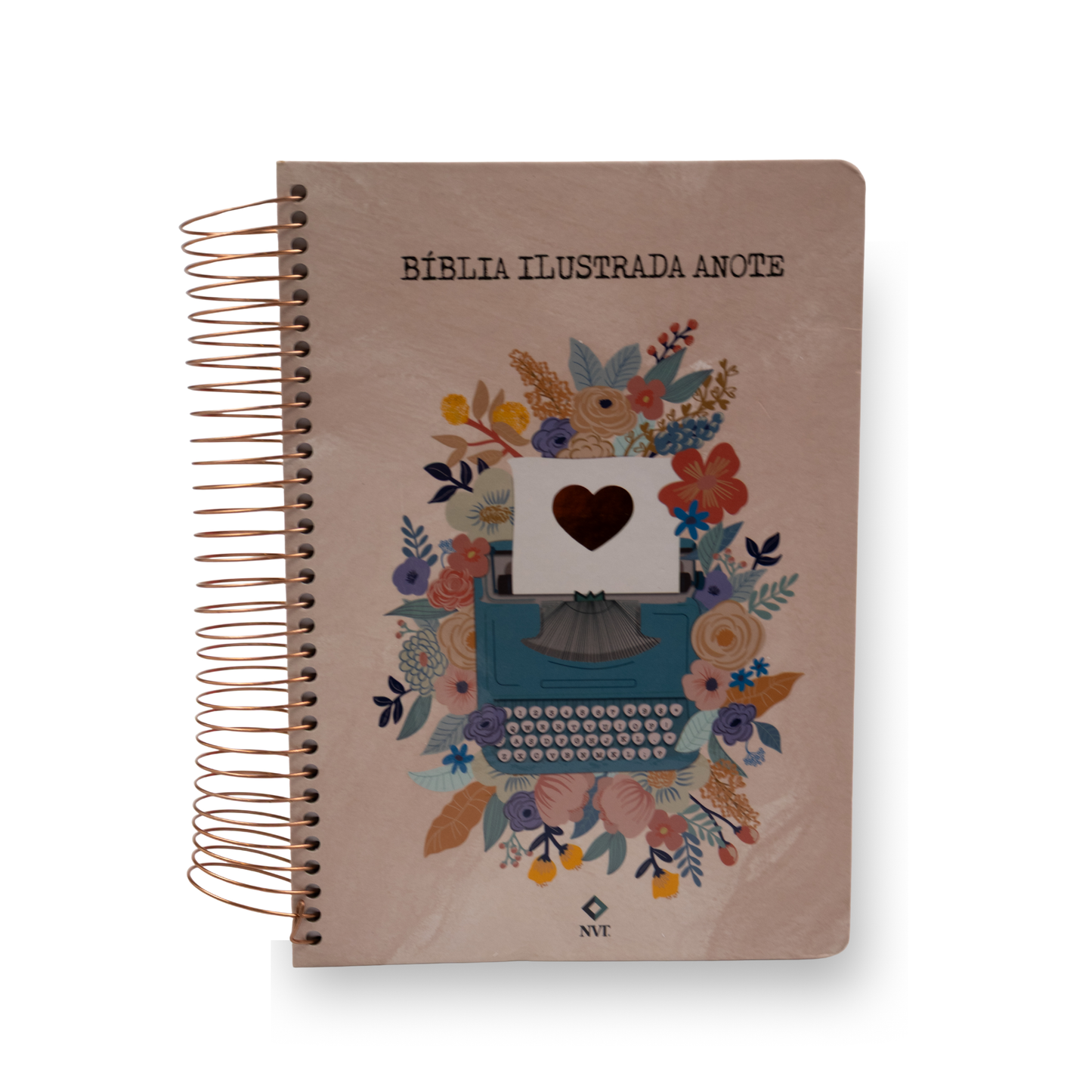 BÍBLIA ANOTE ESPIRAL — NVI MÁQUINA DE ESCREVER