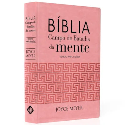 BÍBLIA CAMPO DE BATALHA DA MENTE | NVA | LETRA NORMAL | CAPA LUXO ROSA