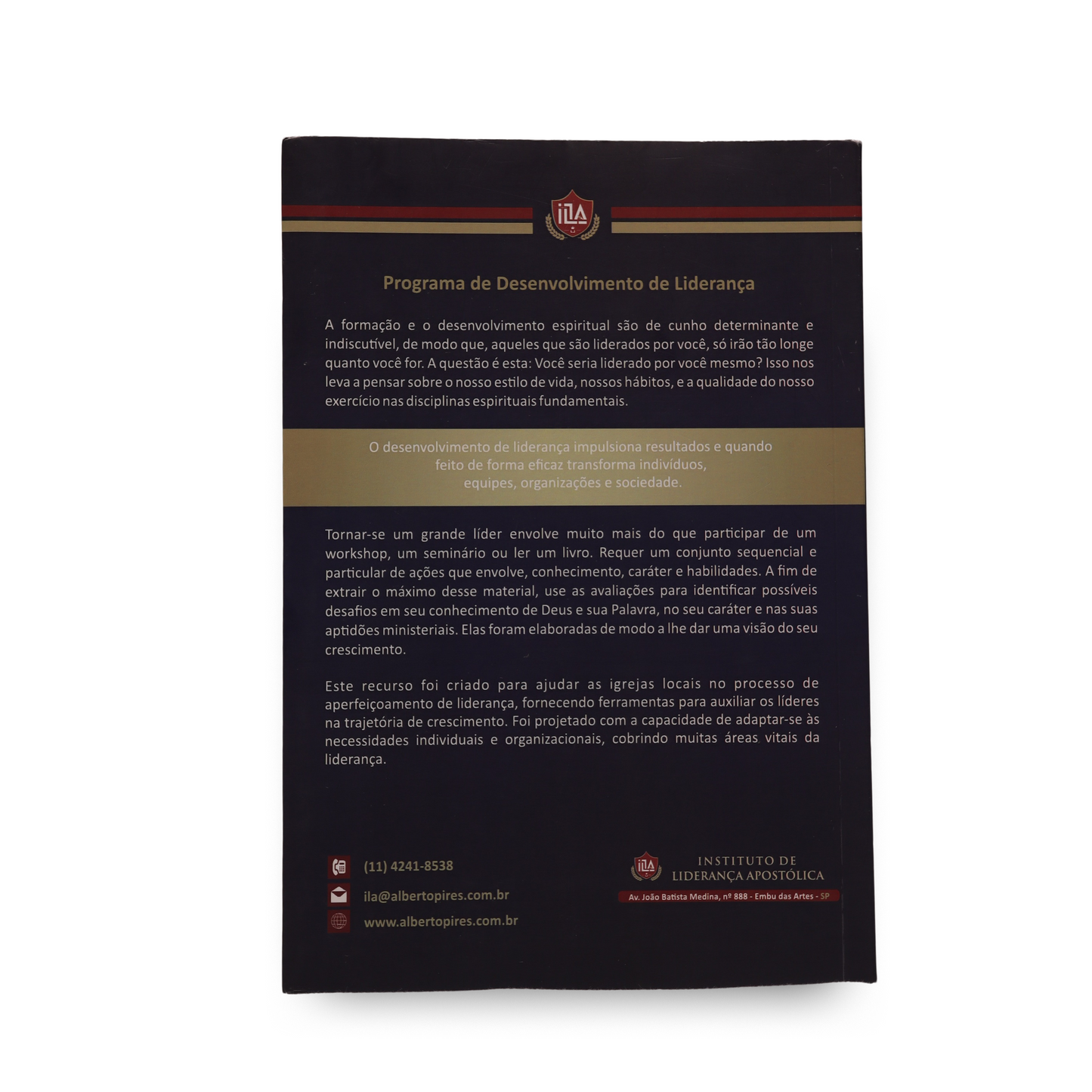 FORMAÇÃO ESPIRITUAL DO LÍDER | ALBERTO PIRES