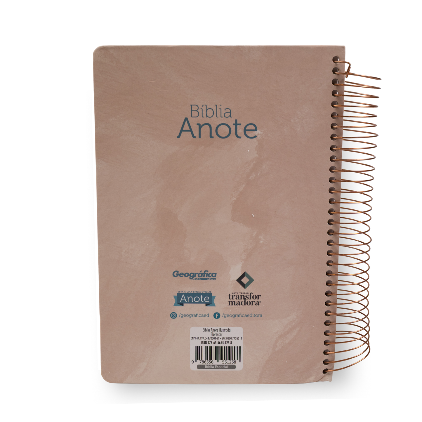 BÍBLIA ANOTE ESPIRAL — NVI MÁQUINA DE ESCREVER