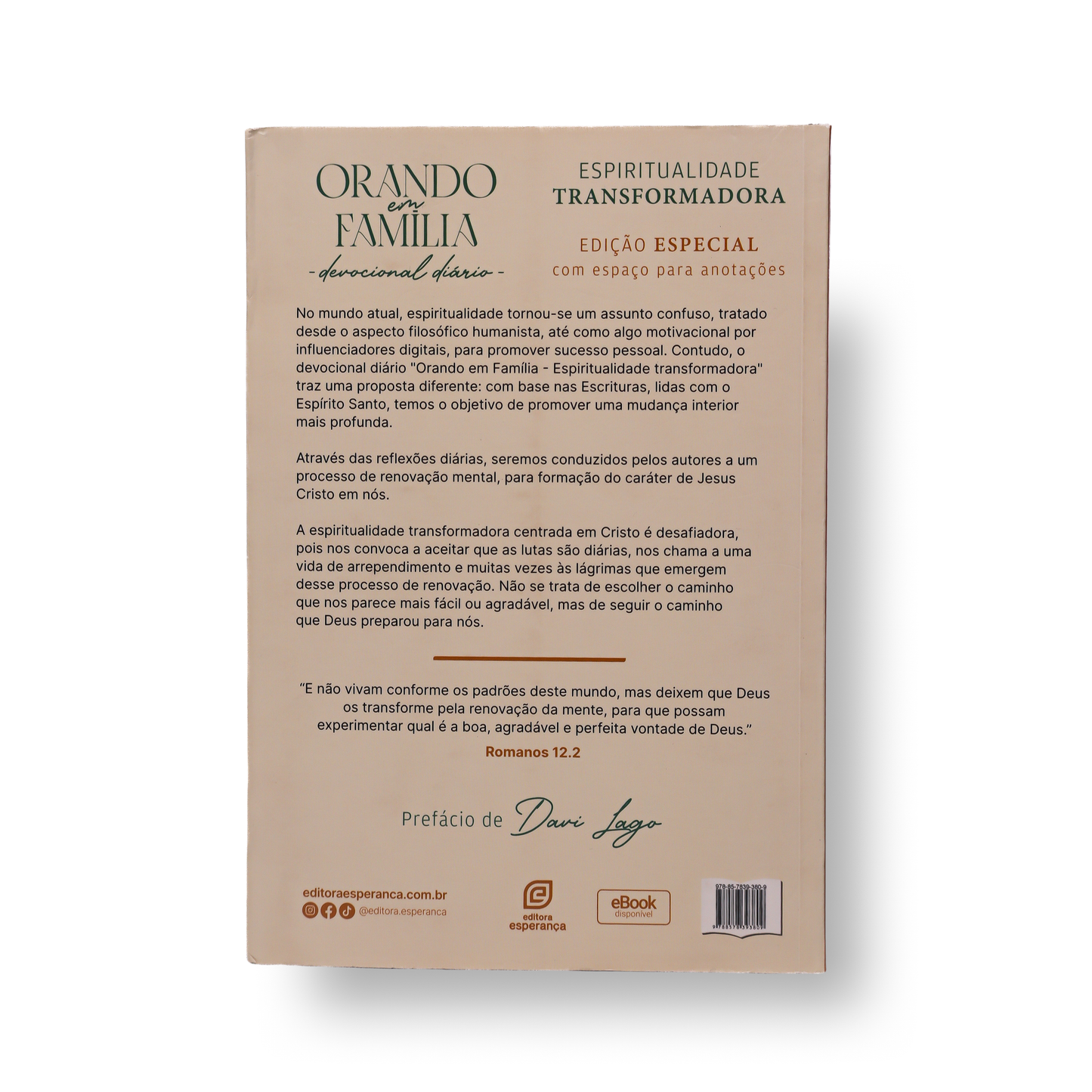 ORANDO EM FAMÍLIA – ESPIRITUALIDADE TRANSFORMADORA