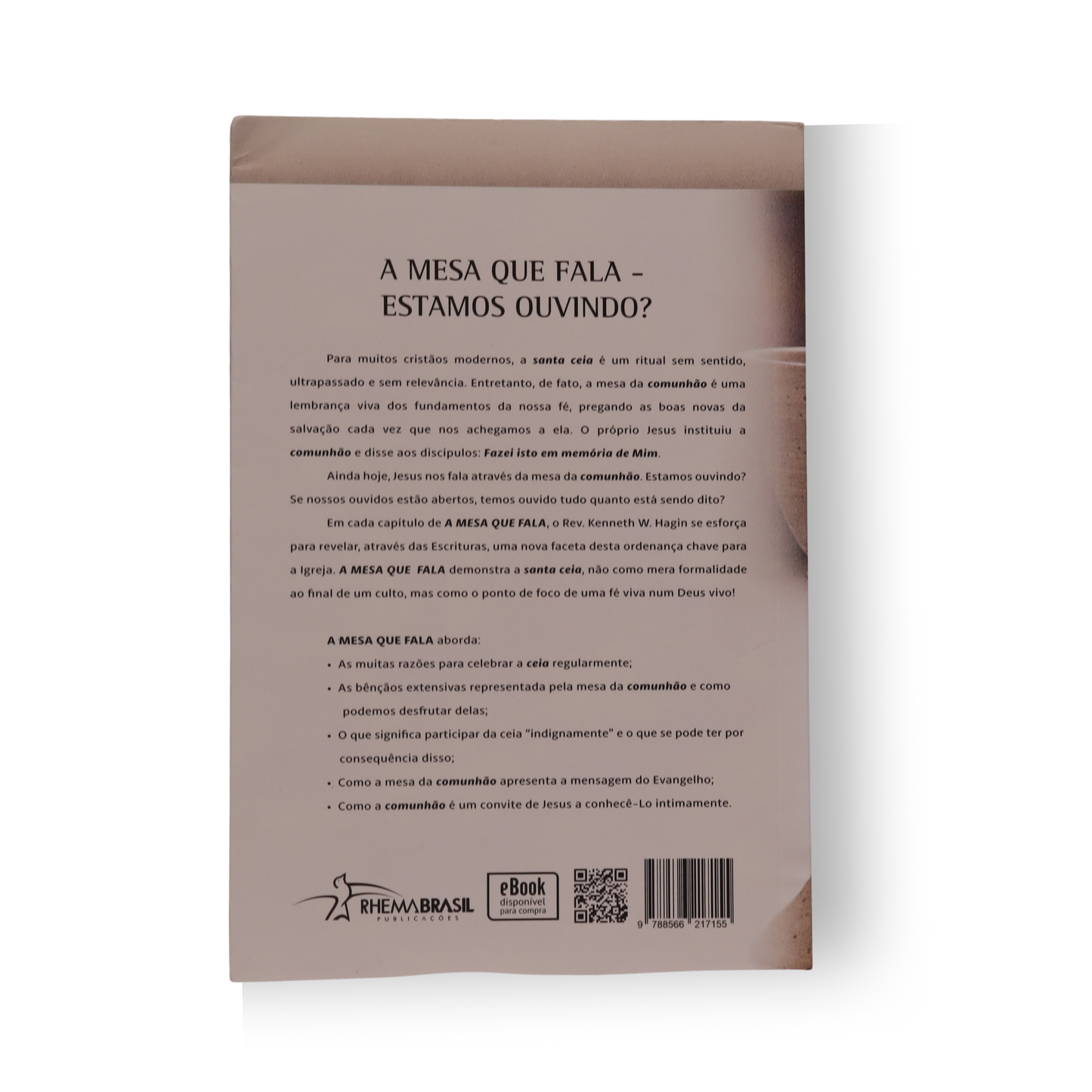 A MESA: TRAZENDO A SANTA CEIA PARA A VIDA