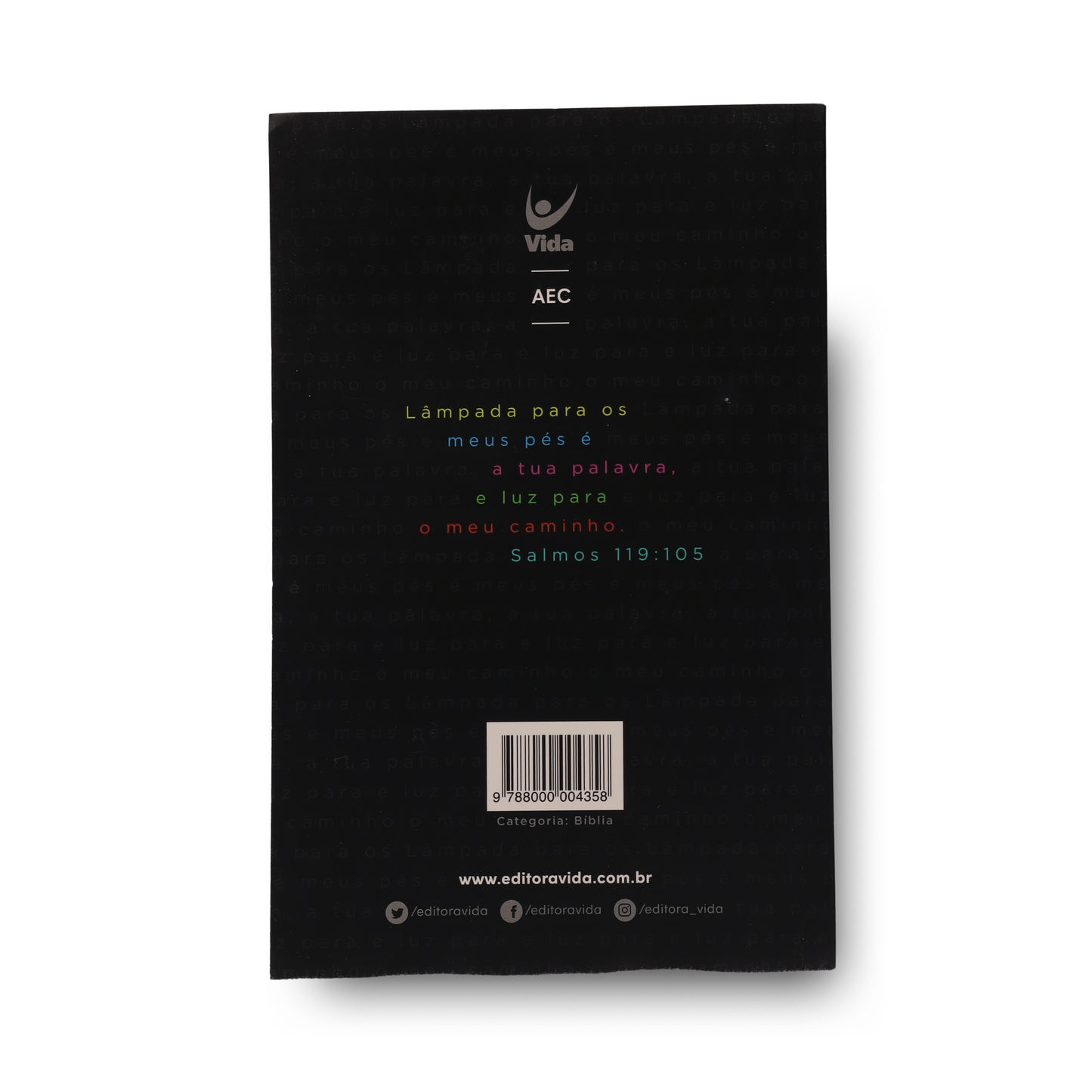 BÍBLIA LÂMPADA | LETRA NORMAL | AEC | CAPA BROCHURA