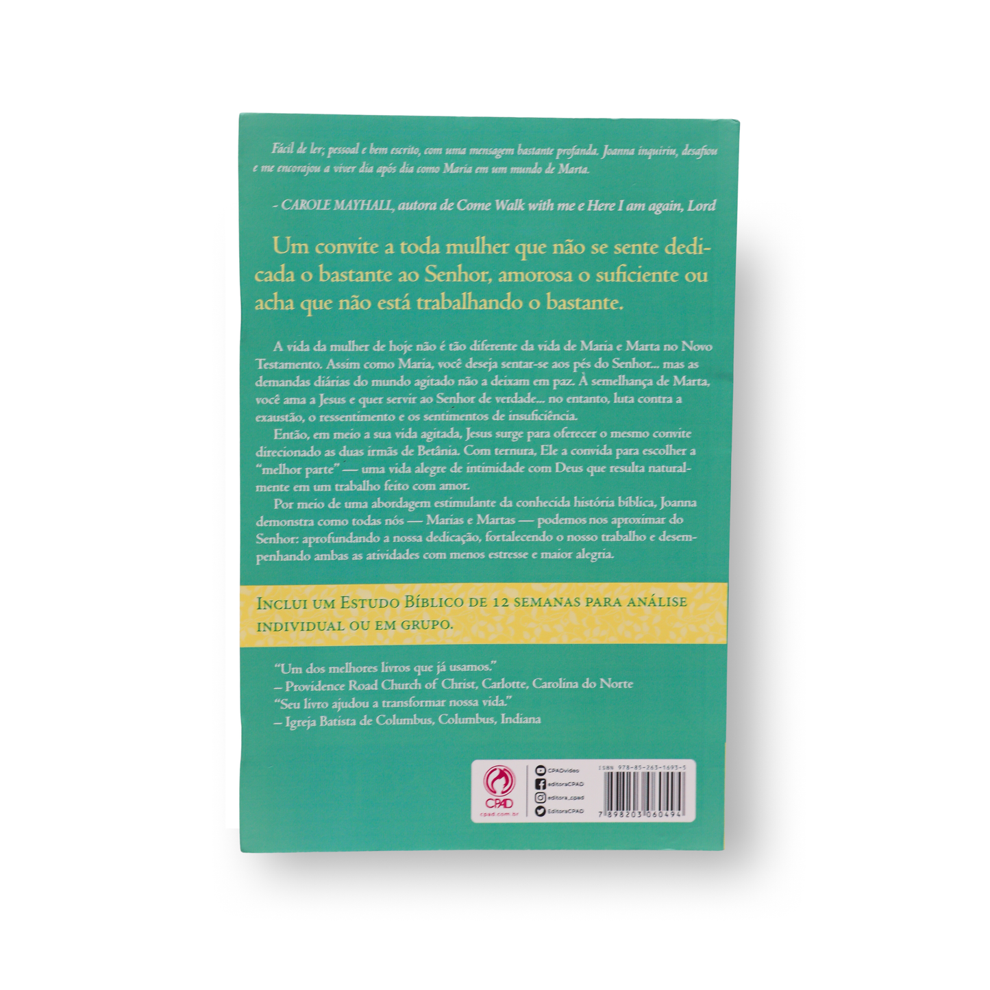 COMO TER O CORAÇÃO DE MARIA NO MUNDO DE MARTA – FORTALECENDO A COMUNHÃO COM DEUS EM UMA VIDA ATAREFADA